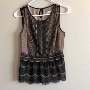LOFT lace tank.